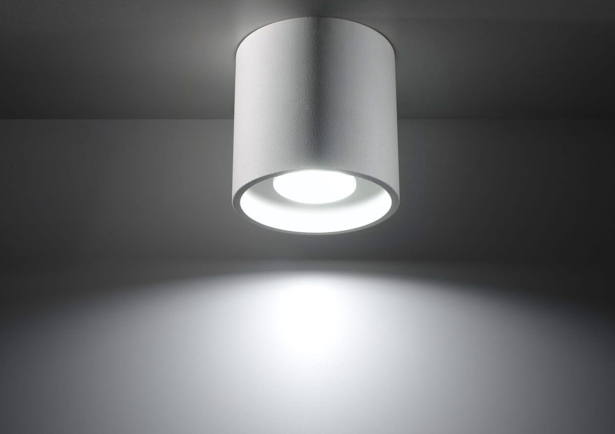 Griestu lampa Plafond ORBIS 1 balta, Supldze: GU10, 1x40W, 50Hz, 220V, IP20