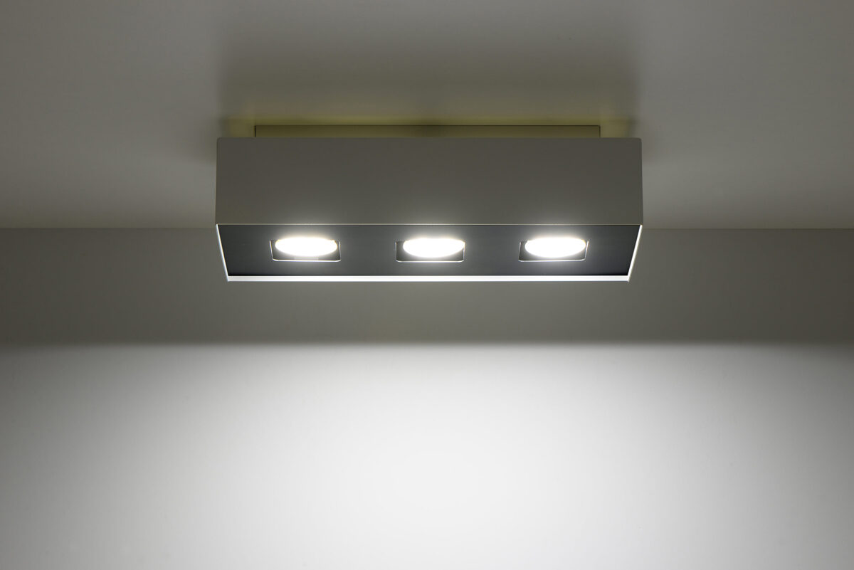 Griestu lampa Plafond MONO 3 balta, Spuldze: GU10, 3x40W, 50Hz, 220V, IP20