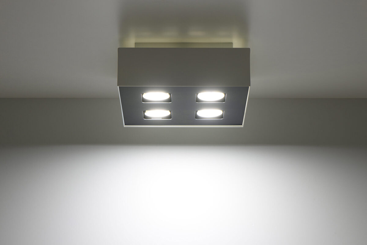 Griestu lampa Plafond MONO 4 balta, Spuldze: GU10, 3x40W, 50Hz, 220V, IP20