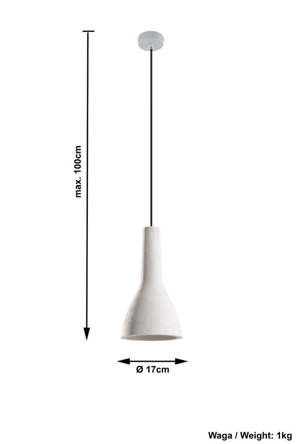 Piekarama lampa EMPOLI, Spuldze: E27, 1x60W, 50Hz, 220V, IP20