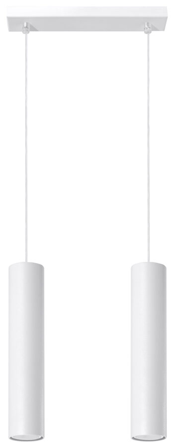 Piekarama lampa LAGOS 2 balta, Spuldze: GU10, 2x40W, 50Hz, 220V, IP20