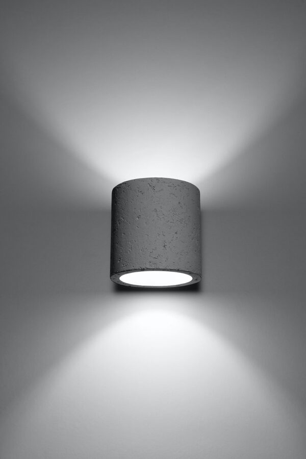 Sienas lampa ORBIS betona, Spuldze: 1xG9 LED 4,5W, 3000K, 50 Hz, 220V, IP20.