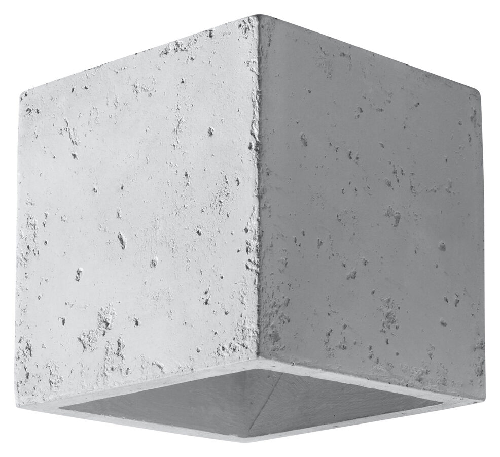 Sienas lampa QUAD betona, Spuldze: 1xG9 LED 4,5W, 3000K, 50 Hz, 220V, IP20.