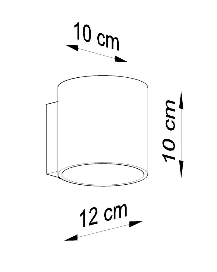 Sienas lampa ORBIS 1 antracīta, Spuldze: 1xG9, 1x40W, 50Hz, 220V, IP20