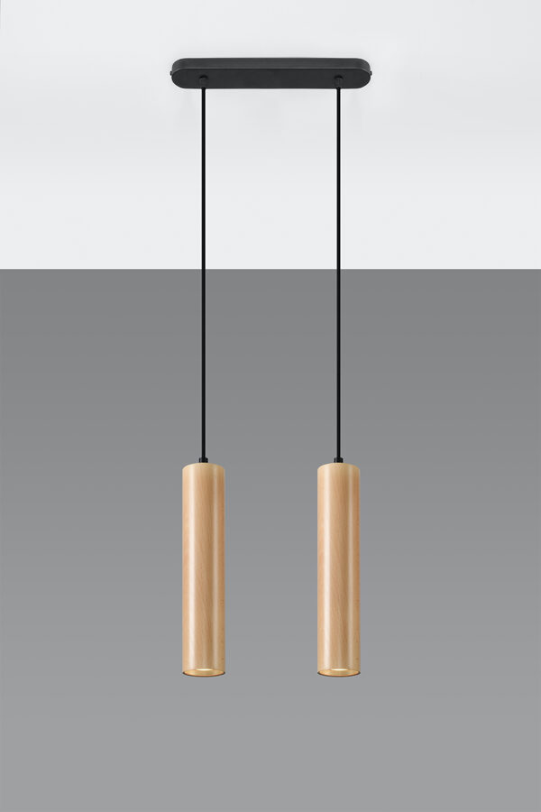 Piekarama lampa LINO 2 koks, Spuldze: GU10, 2x40W, 50Hz, 220V, IP20
