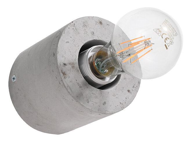 Sienas lampa SALGADO betona, Spuldze: E27, 1x60W, 50Hz, 220V, IP20