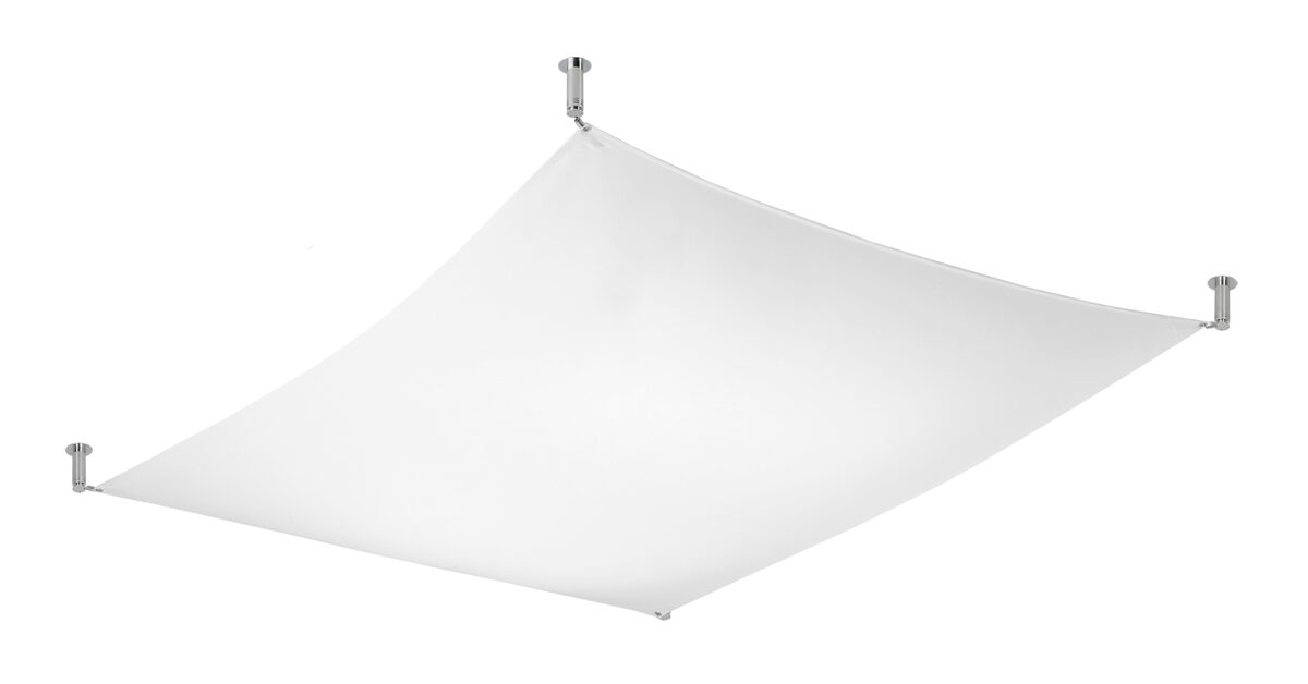 Griestu lampa Plafond LUNA 3 balta, Spuldze: G13, 6 x 18 W, 50 Hz, 220V, IP20