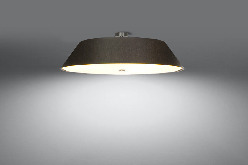 Griestu lampa Plafond VEGA 60 melna, Spuldze: E27, 5 x max. 60W, 50 Hz, 220V, IP20.