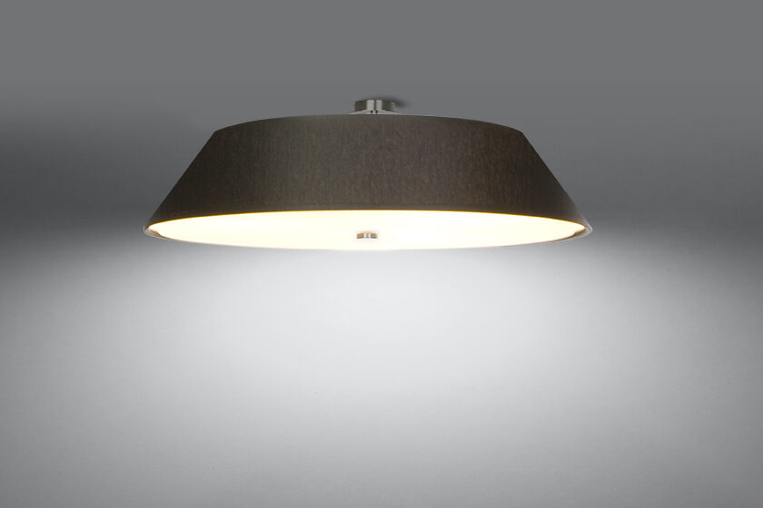 Griestu lampa Plafond VEGA 70 melna, Spuldze: E27, 5 x max. 60W, 50 Hz, 220V, IP20.