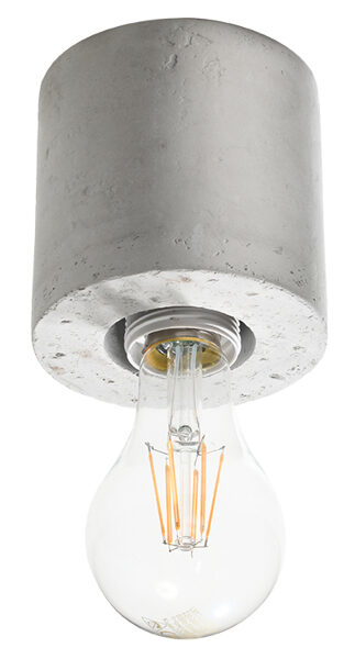 Griestu lampa SALGADO betona, Spuldze: E27, 1x60W, 50Hz, 220V, IP20