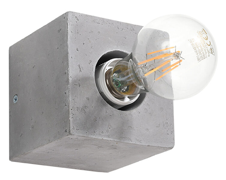 Sienas lampa ARIZ betons,Spuldze: E27, 1x60W, 50Hz, 220V, IP20
