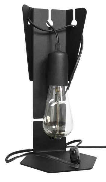 Galda lampa ARBY melna, Spuldze: E27, 1x60W, 50Hz, 220V, IP20.